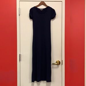 Navy maxi dress